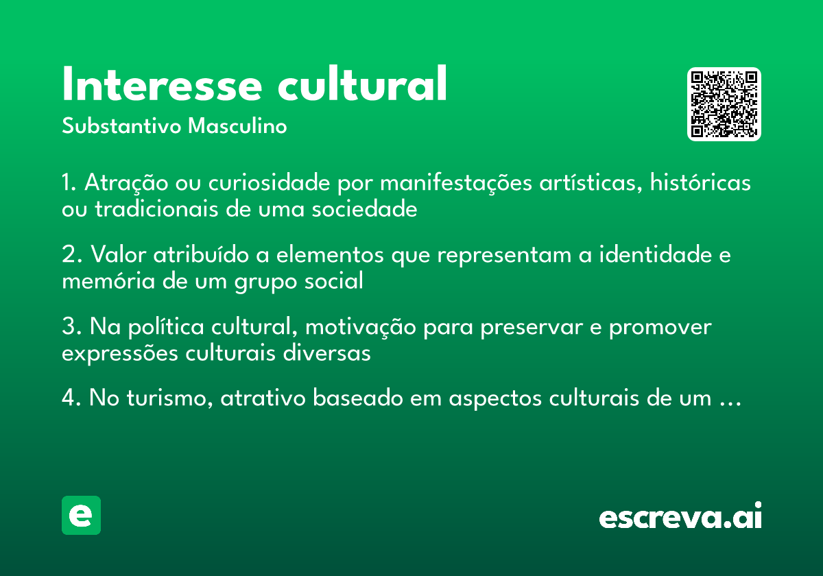 interesse cultural