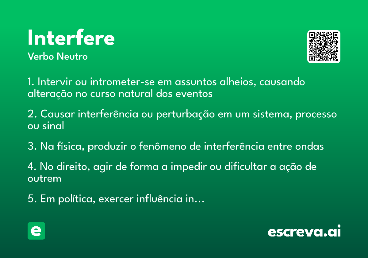 interfere