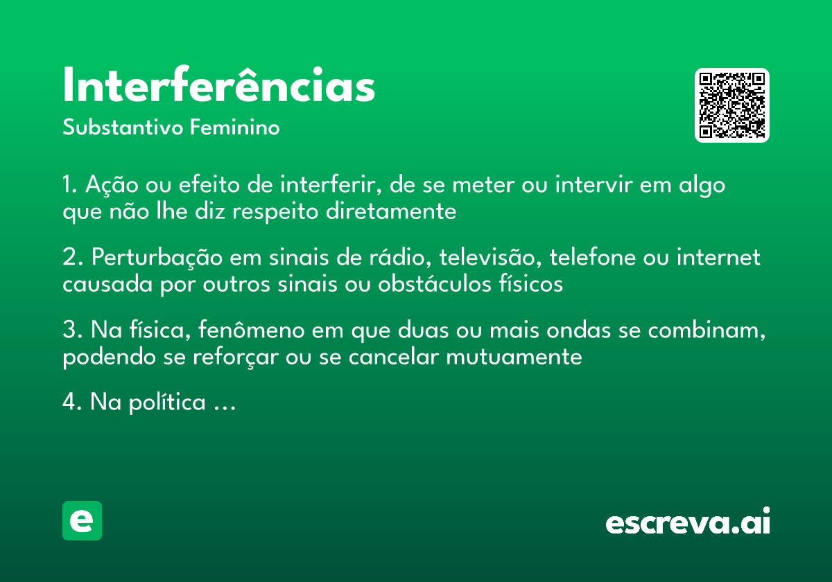 interferências