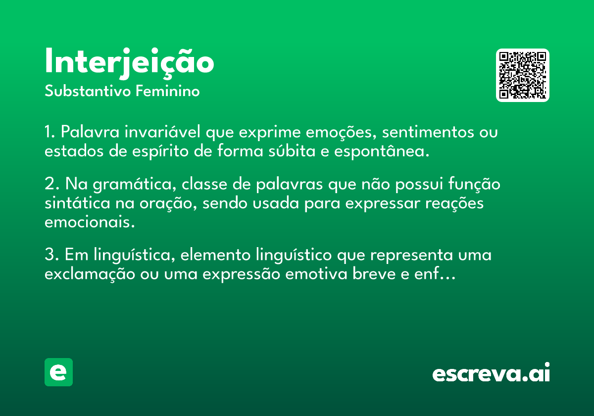 interjeição