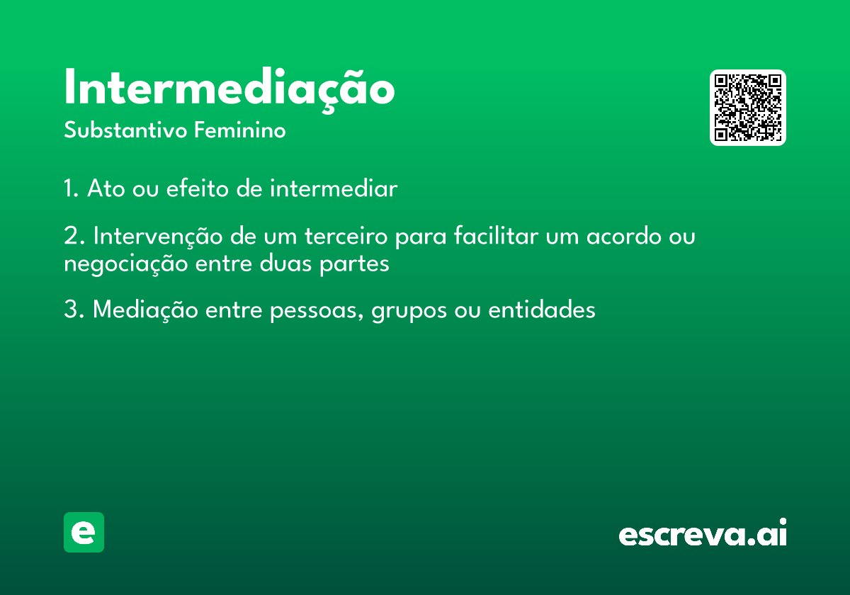 intermediação
