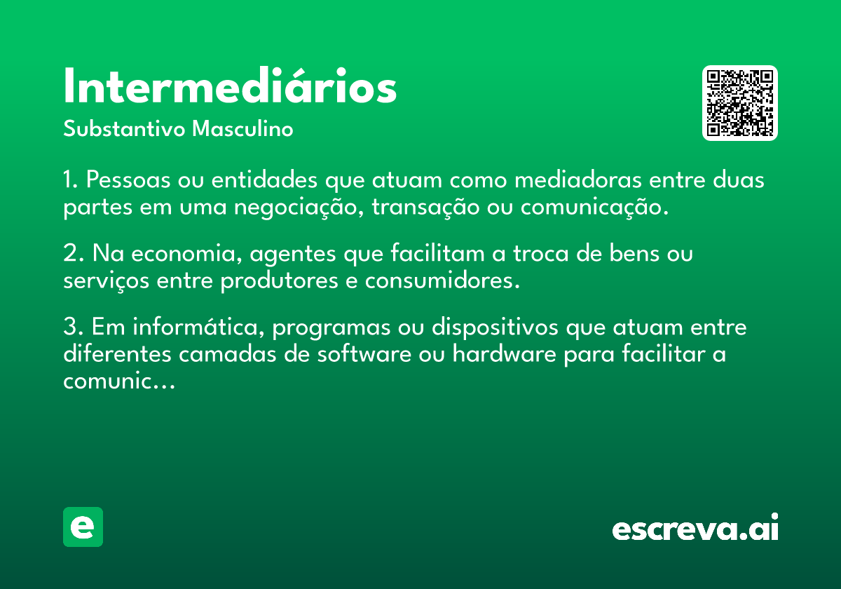 intermediários