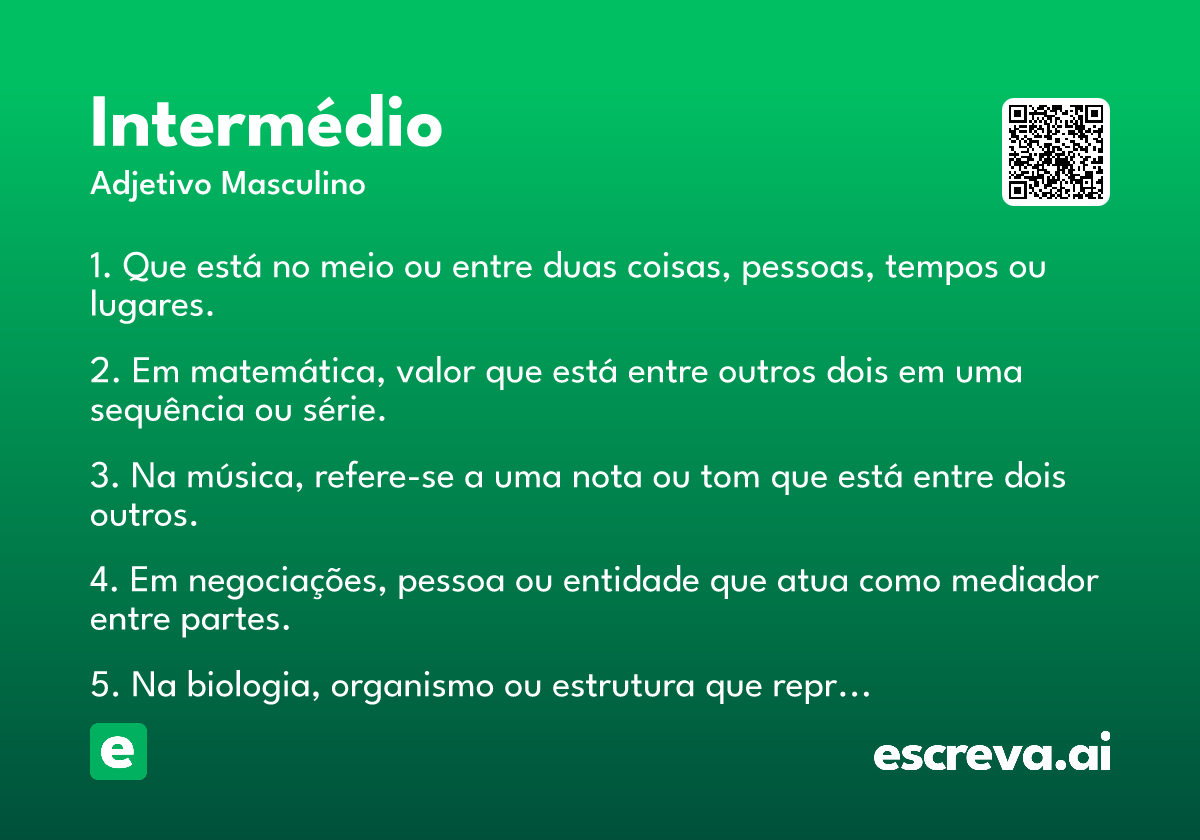 intermédio