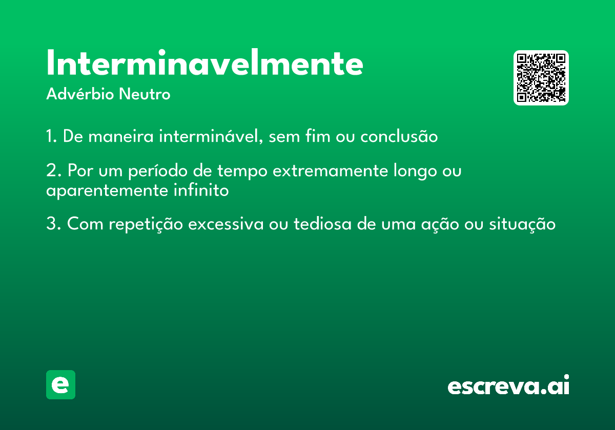 interminavelmente
