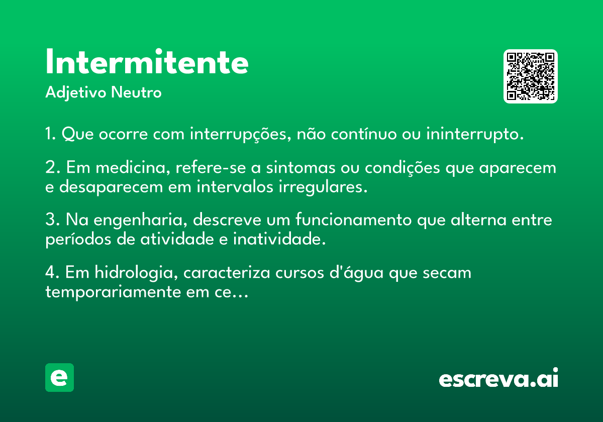 intermitente