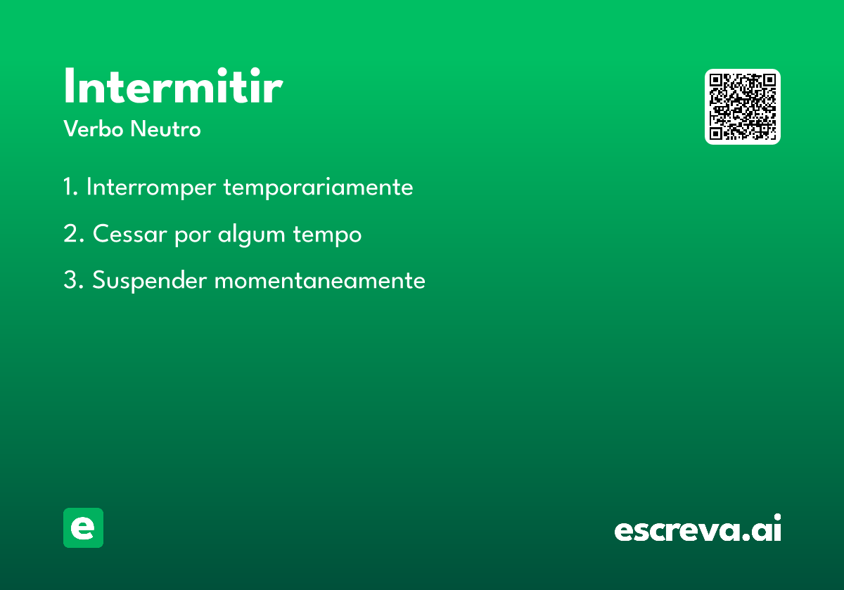 intermitir