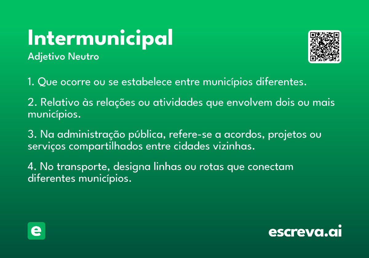 intermunicipal