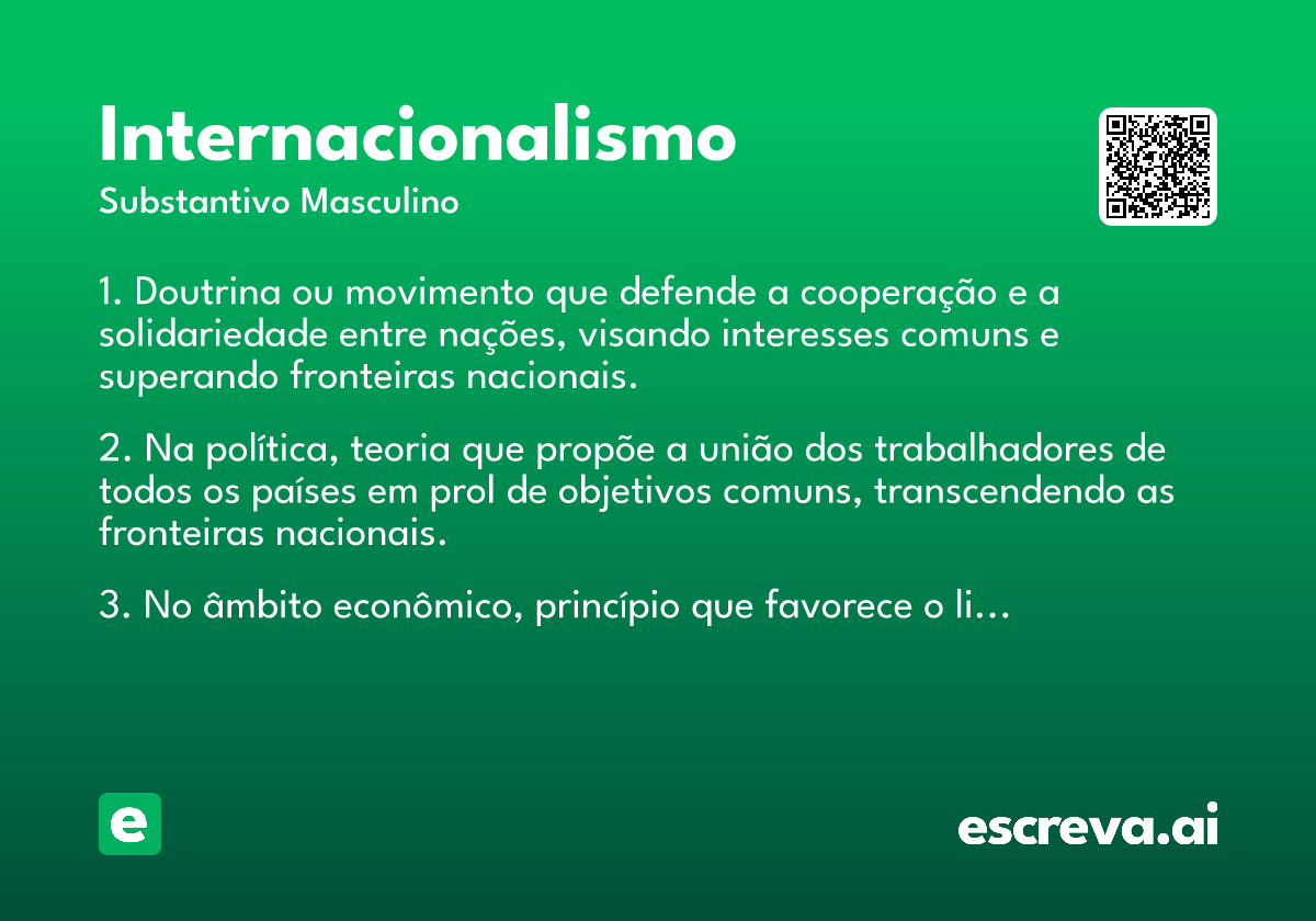 internacionalismo