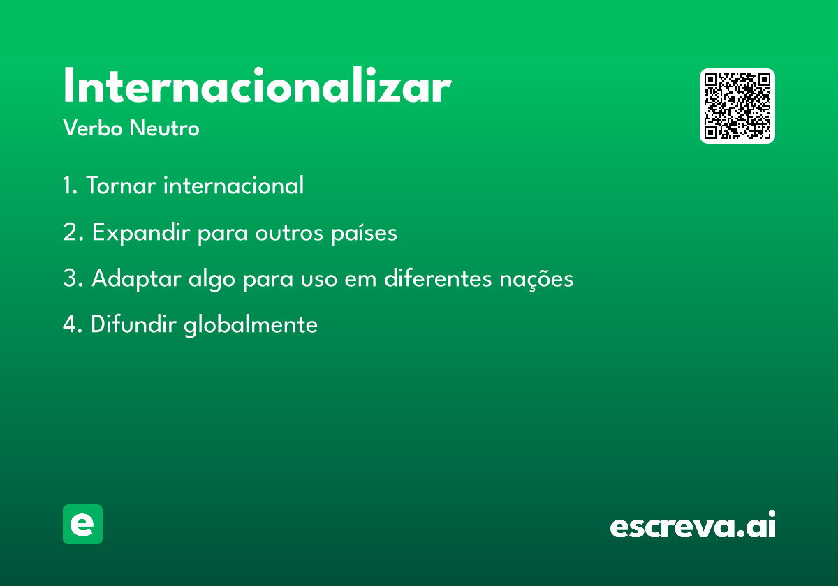 internacionalizar