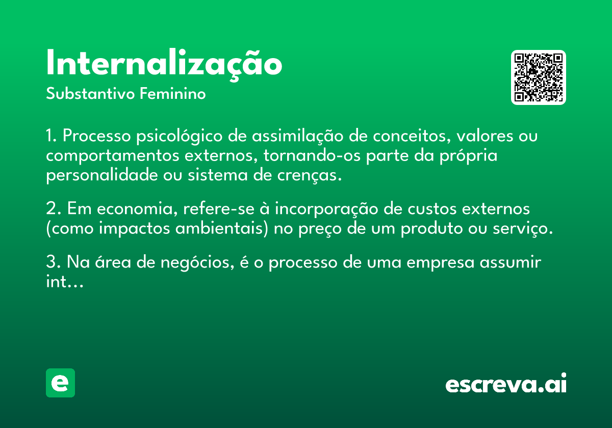 internalização
