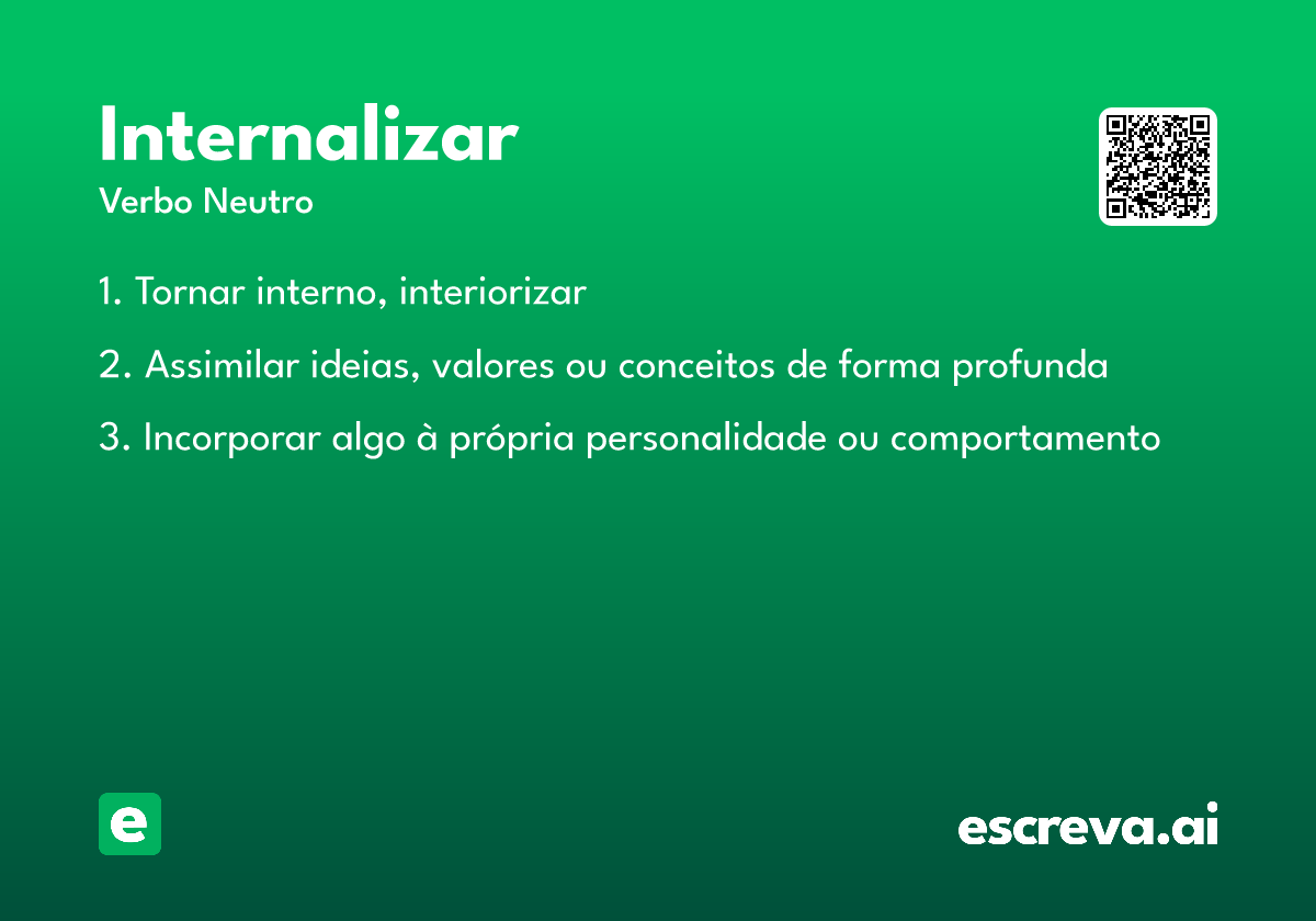 internalizar