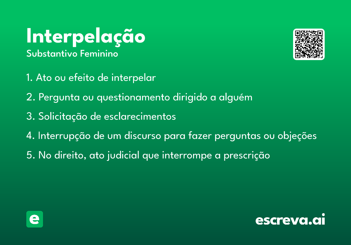 interpelação