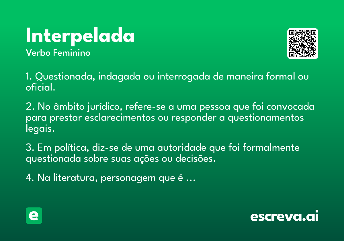 interpelada