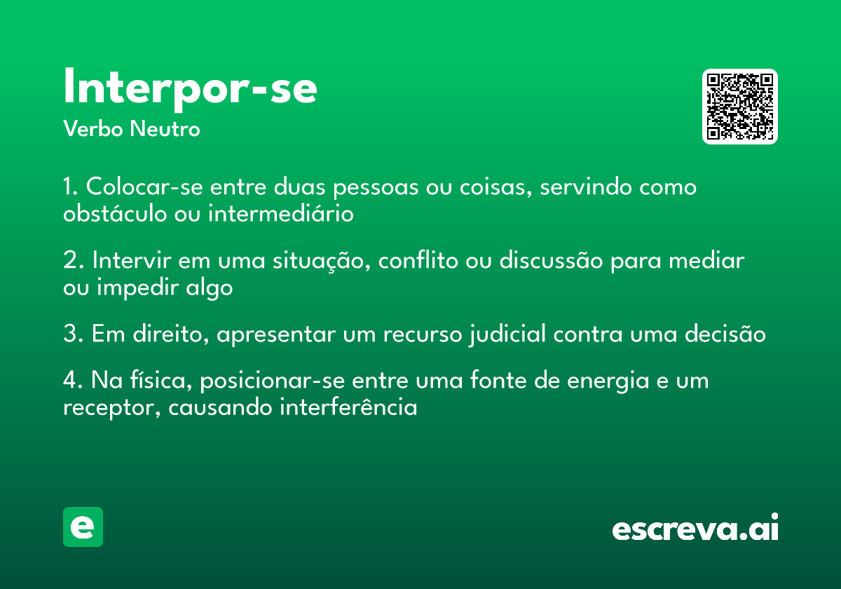 interpor-se