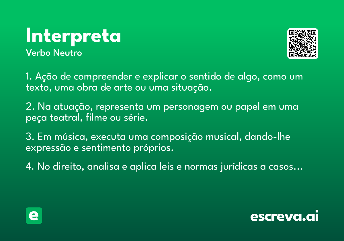 interpreta