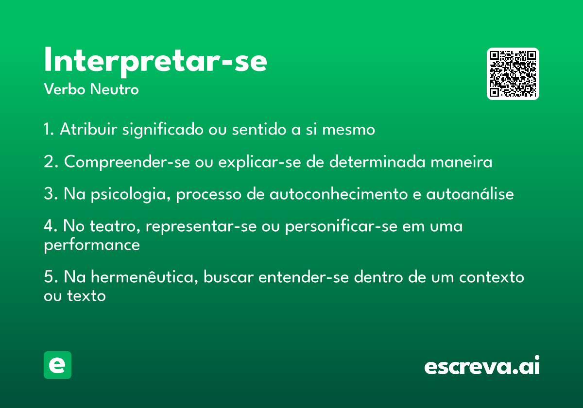 interpretar-se