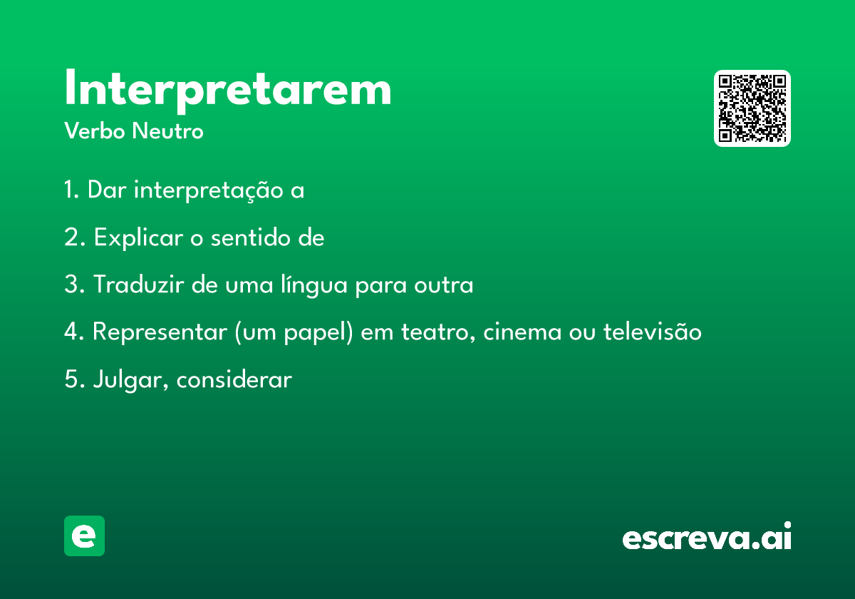 interpretarem
