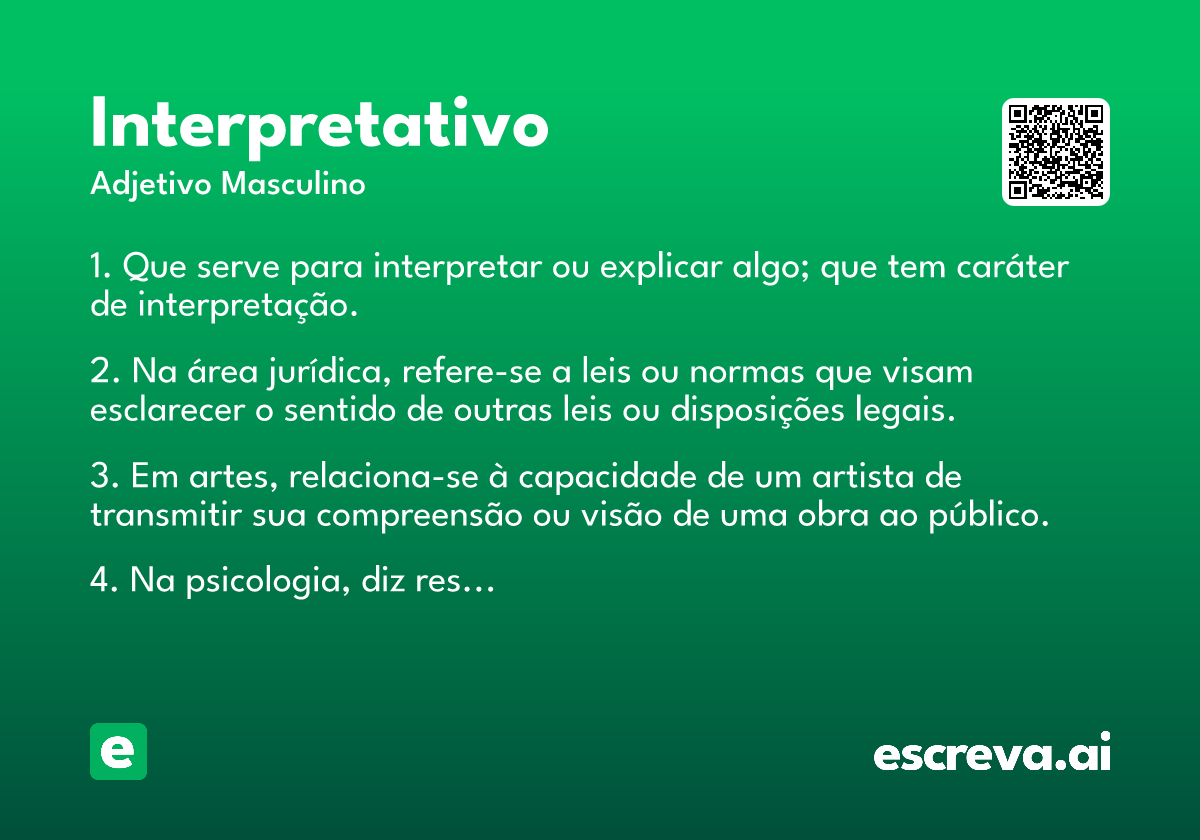 interpretativo