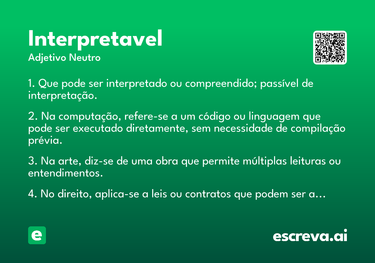 interpretavel