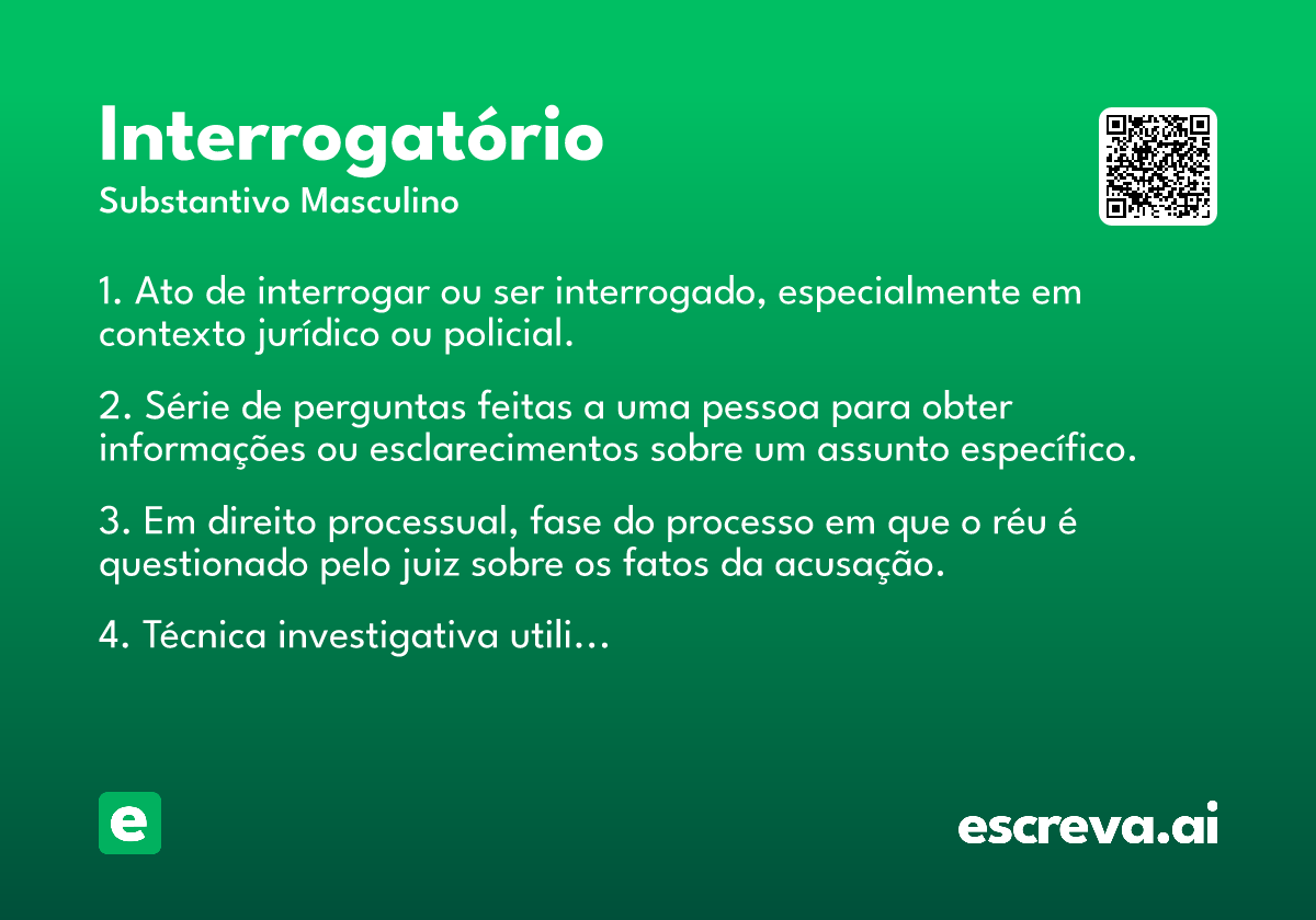 interrogatório