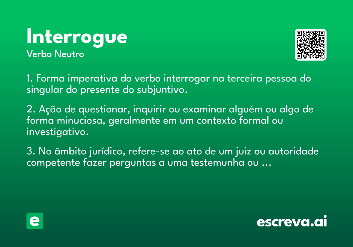 interrogue