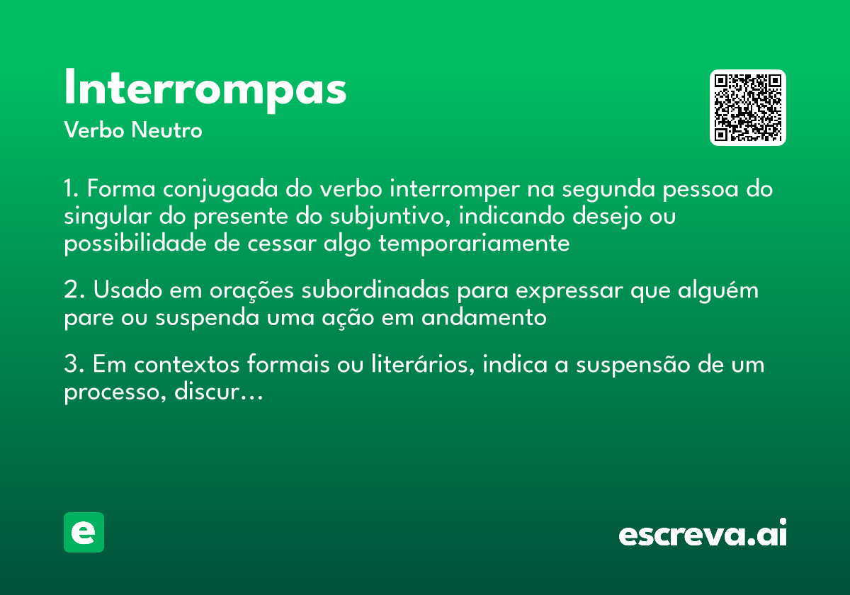 interrompas