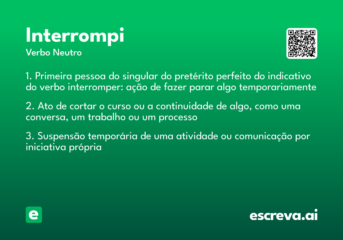 interrompi