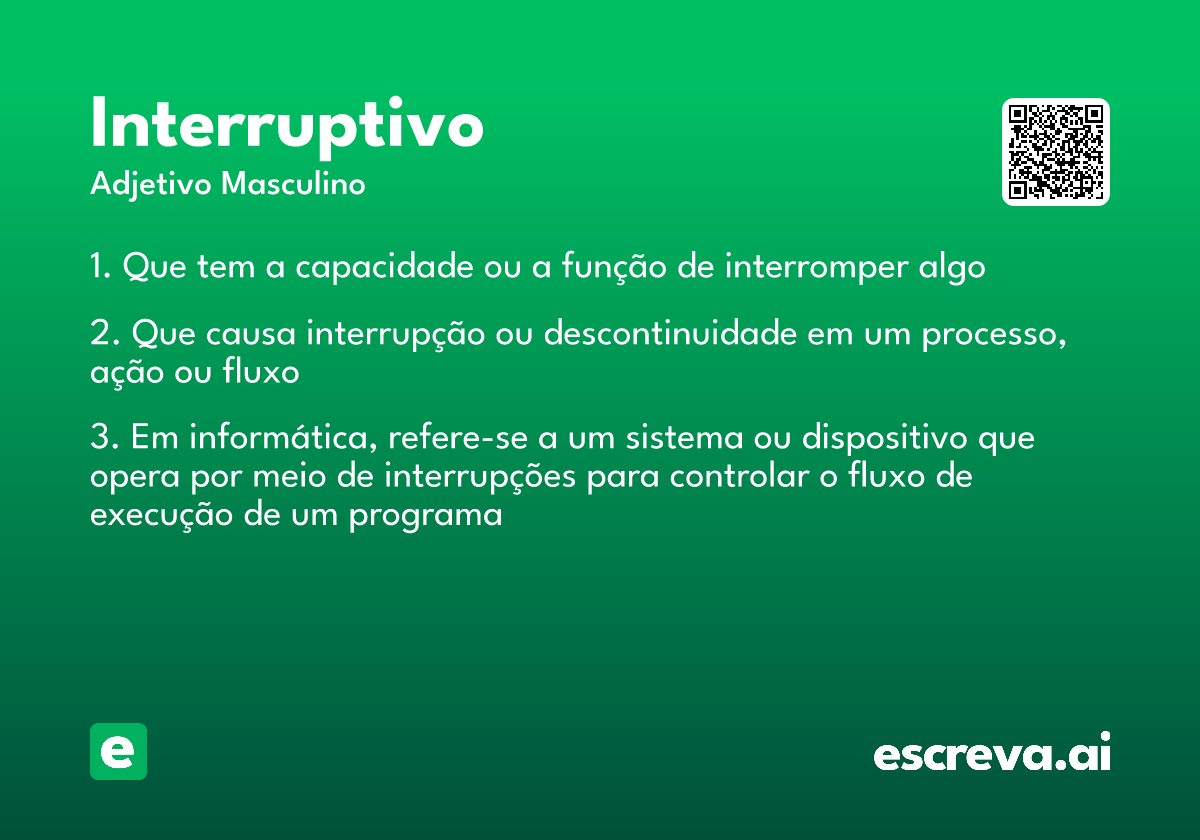 interruptivo