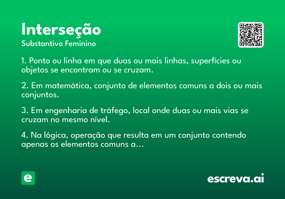 interseção