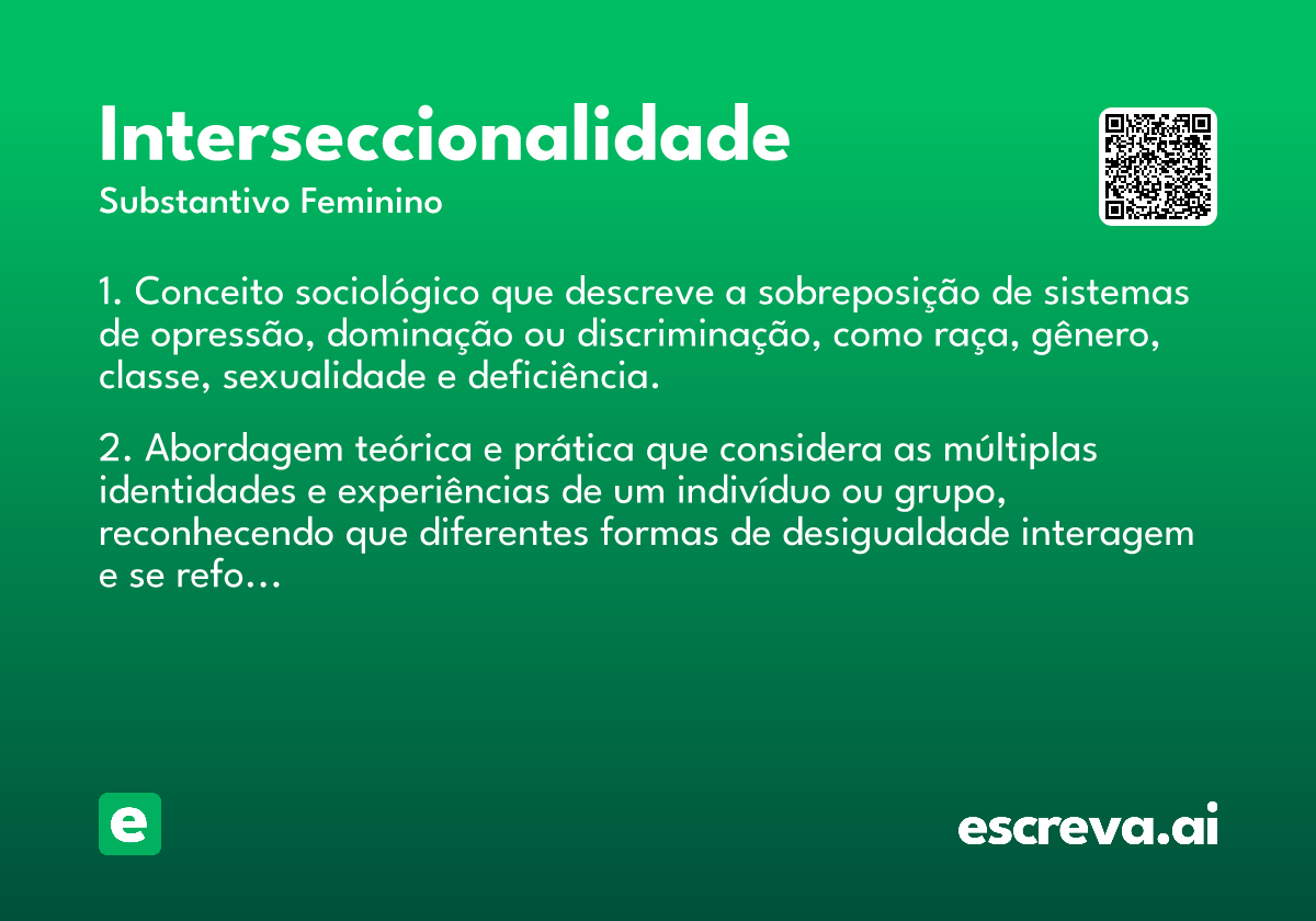 interseccionalidade