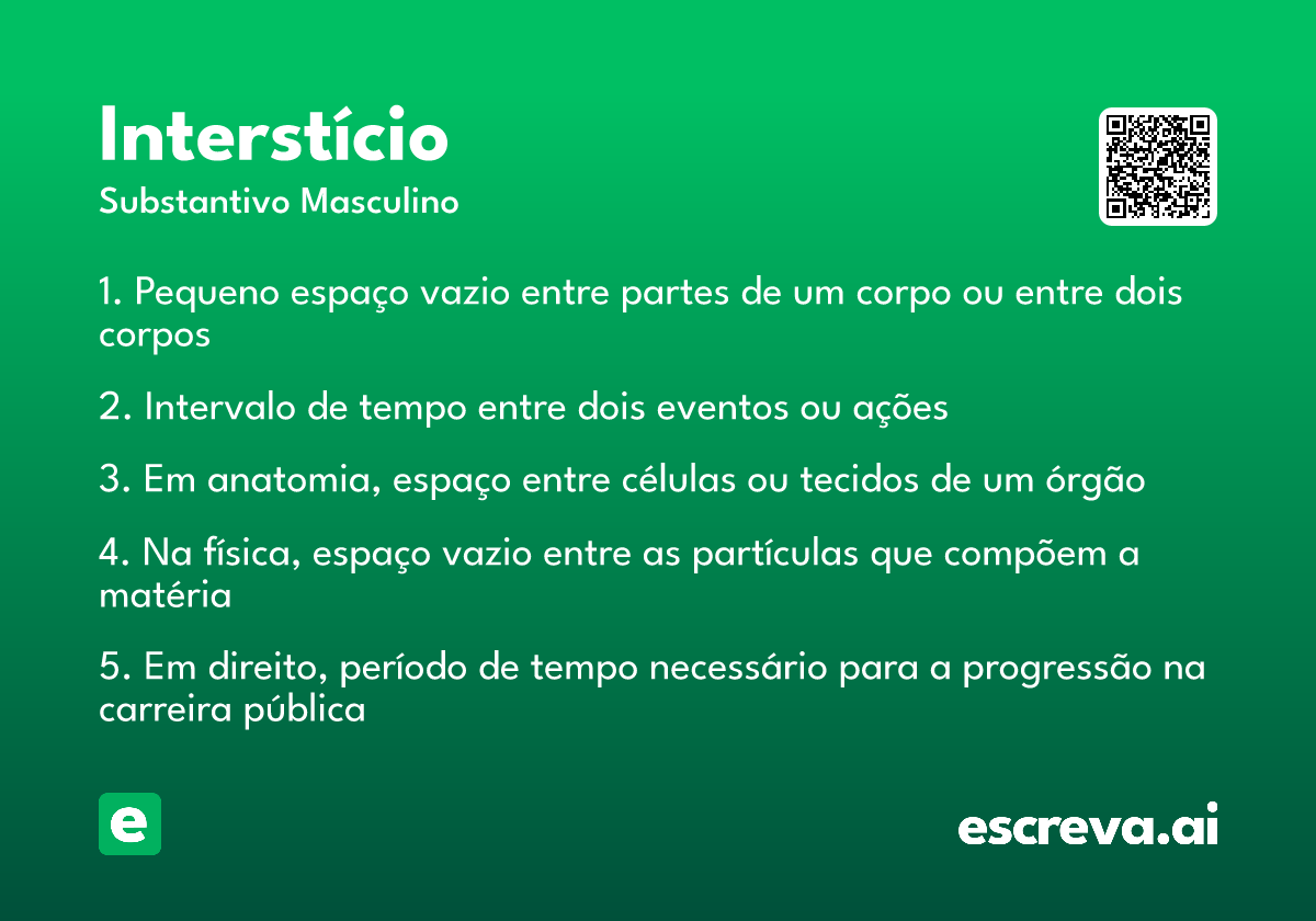 interstício