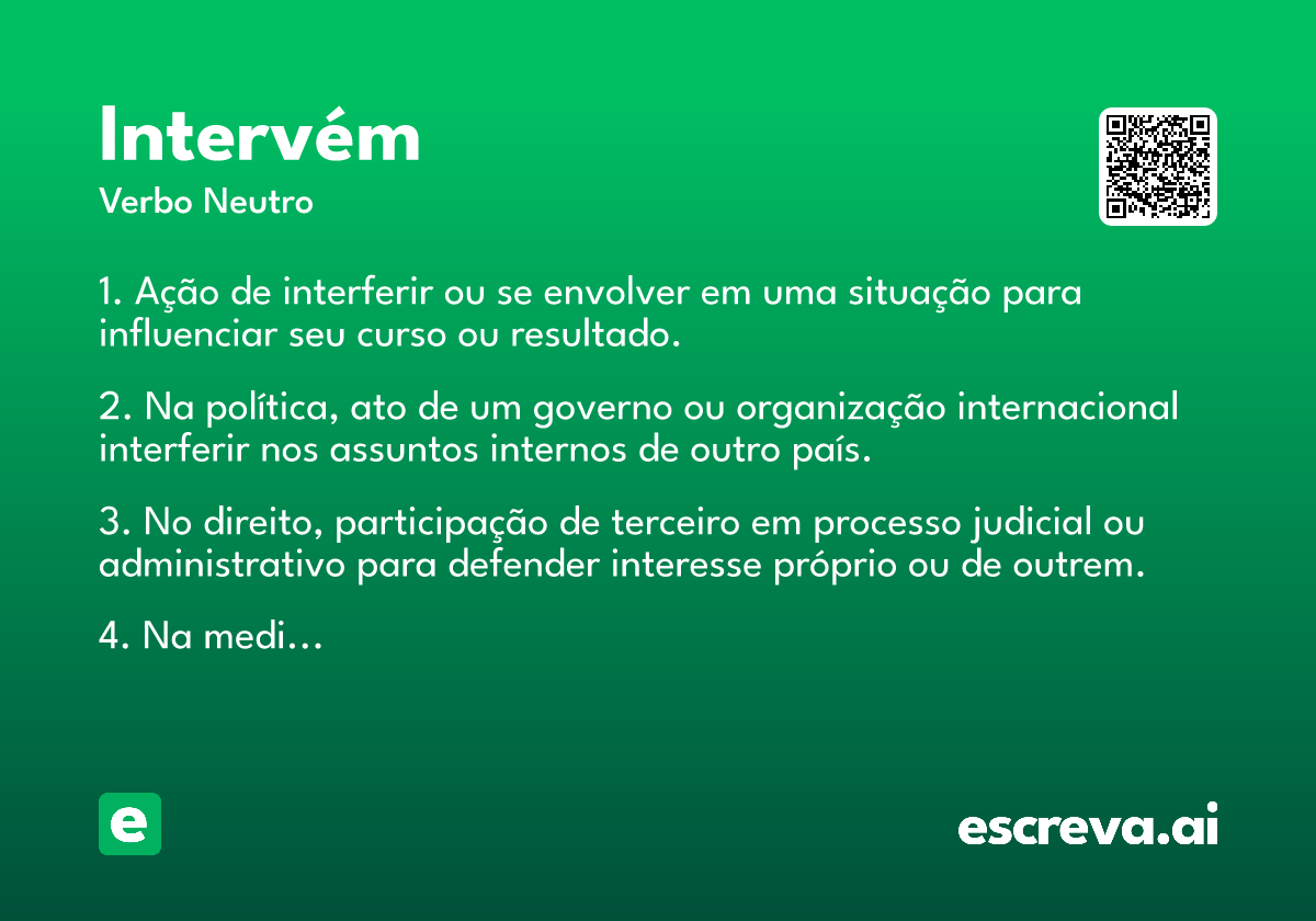 intervém