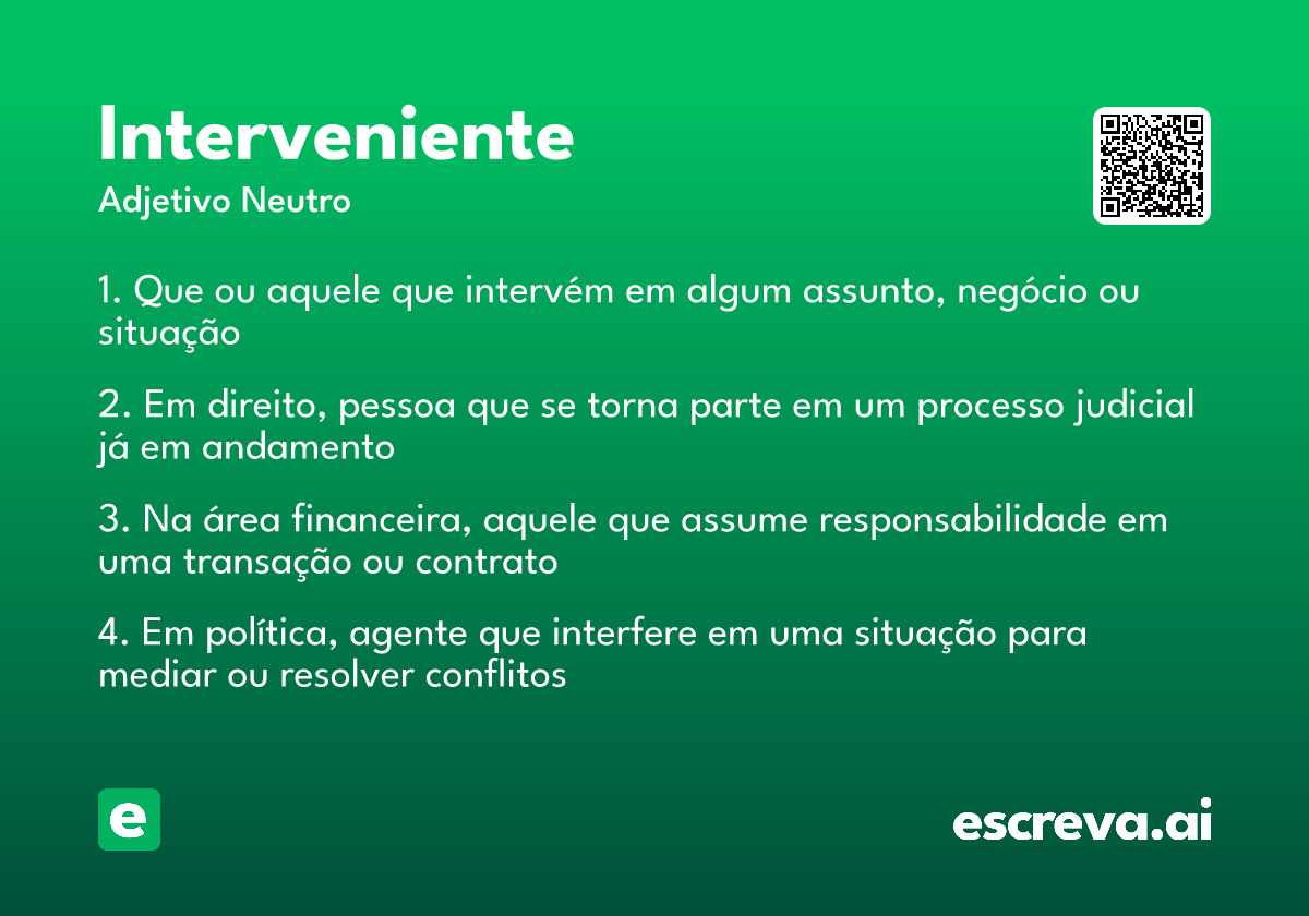 interveniente