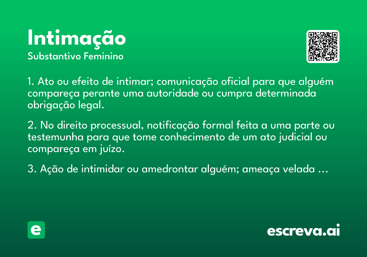 intimação