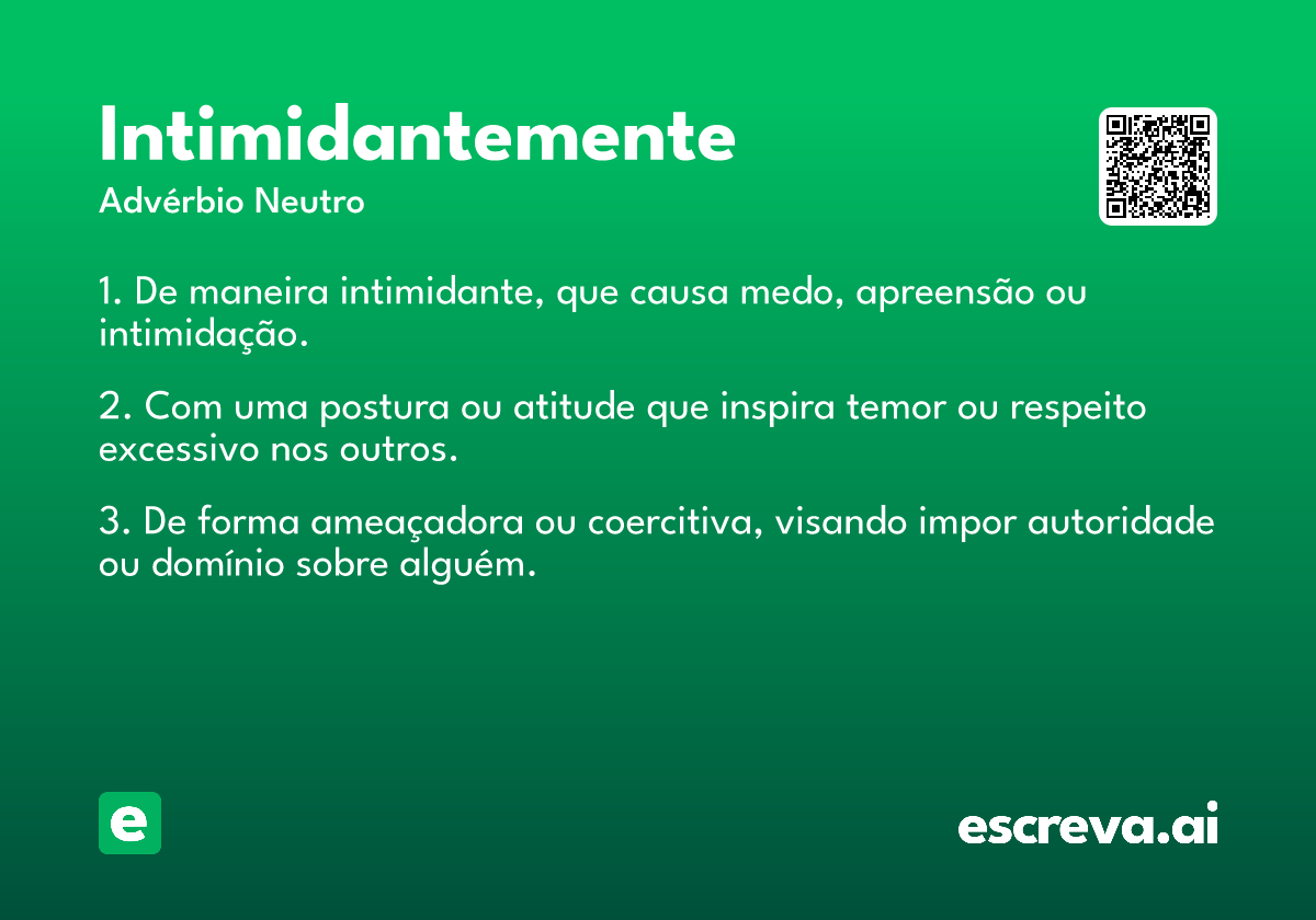 intimidantemente