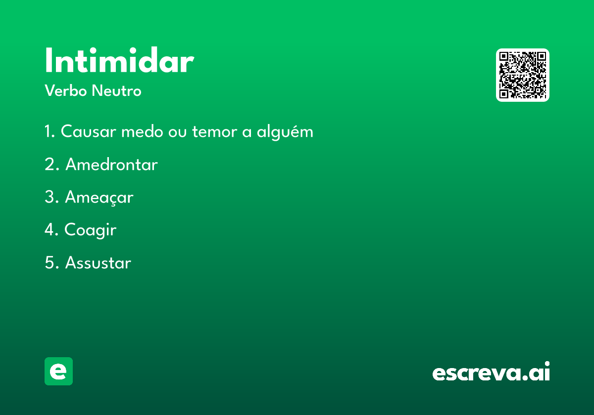 intimidar