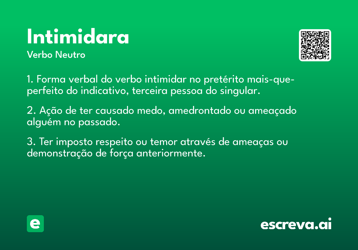 intimidara