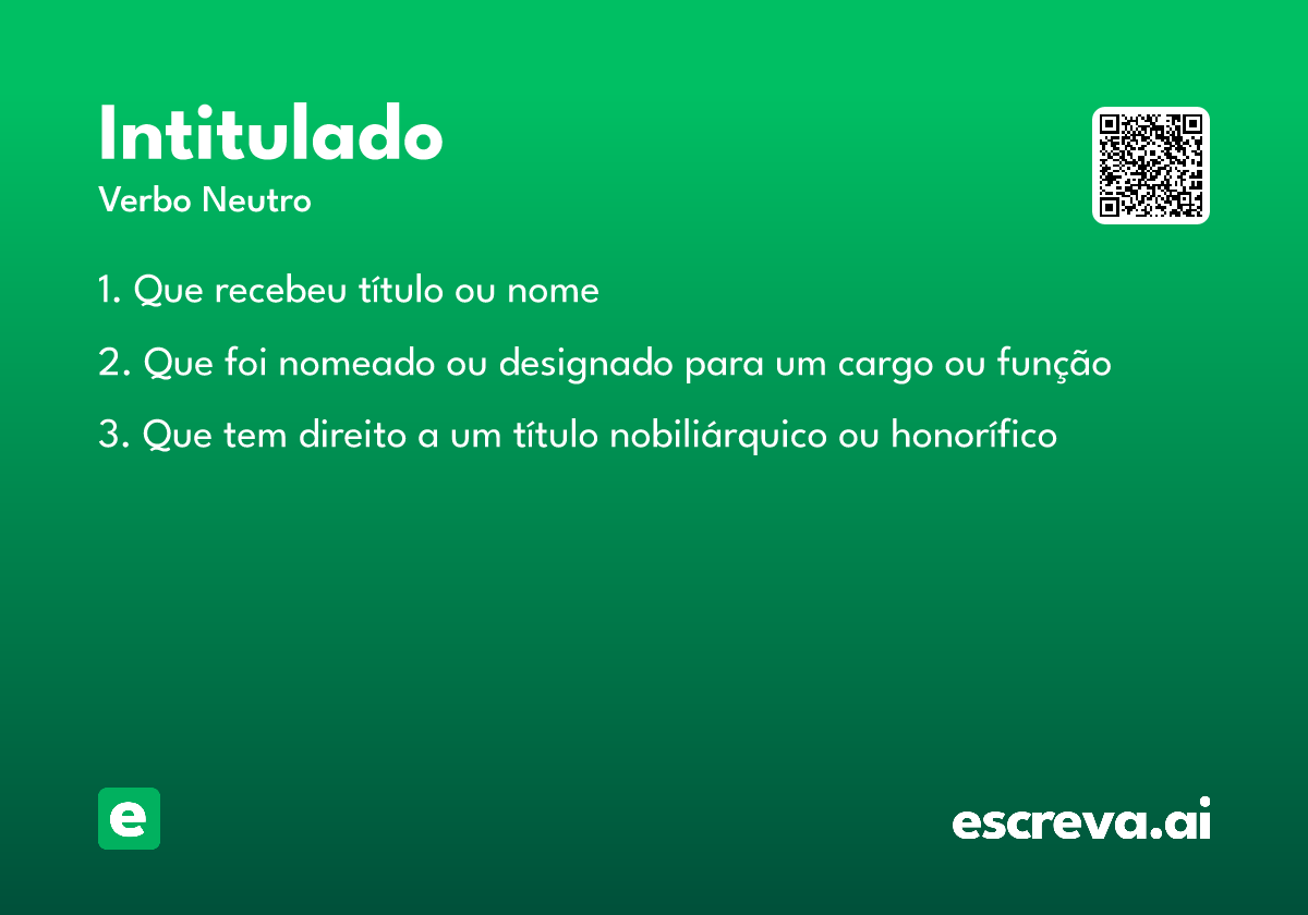 intitulado