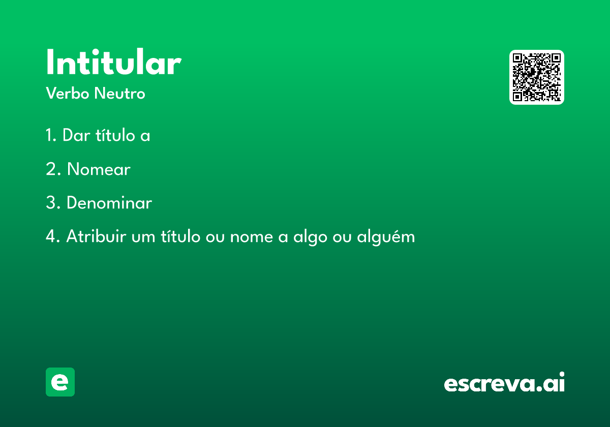 intitular