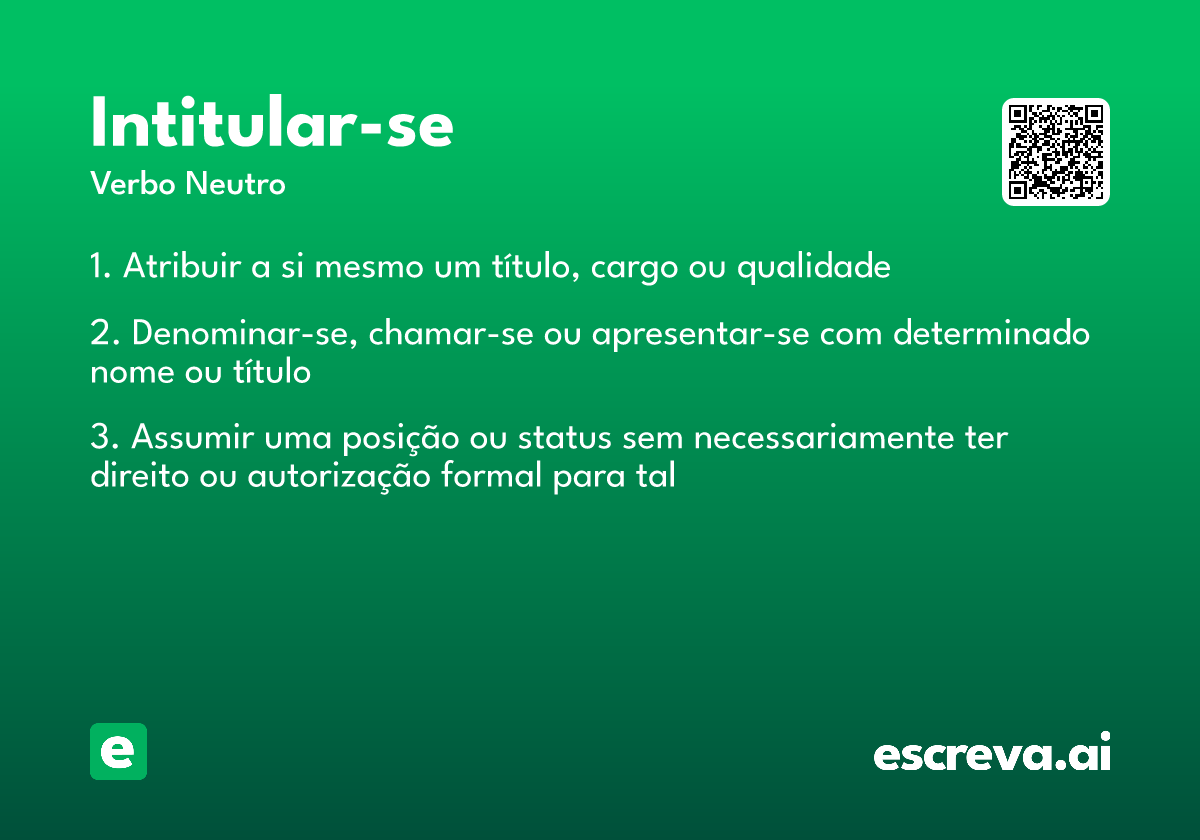 intitular-se