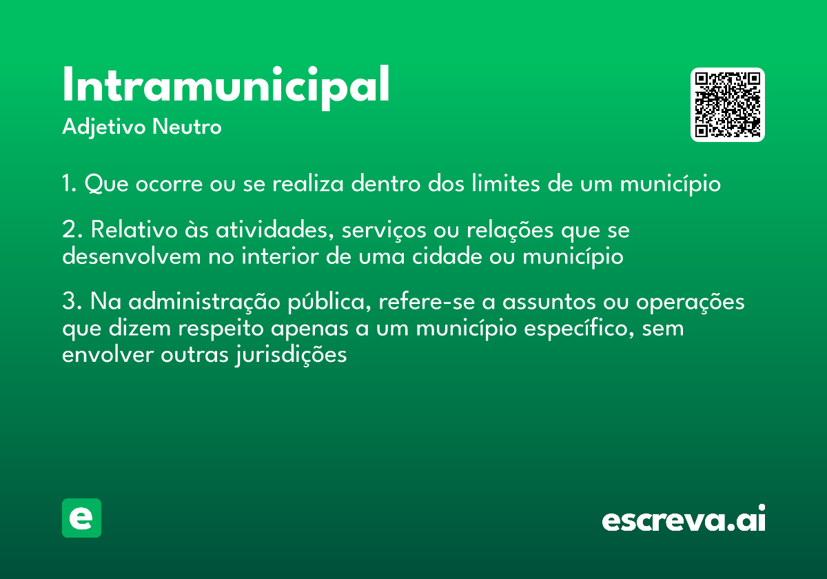 intramunicipal