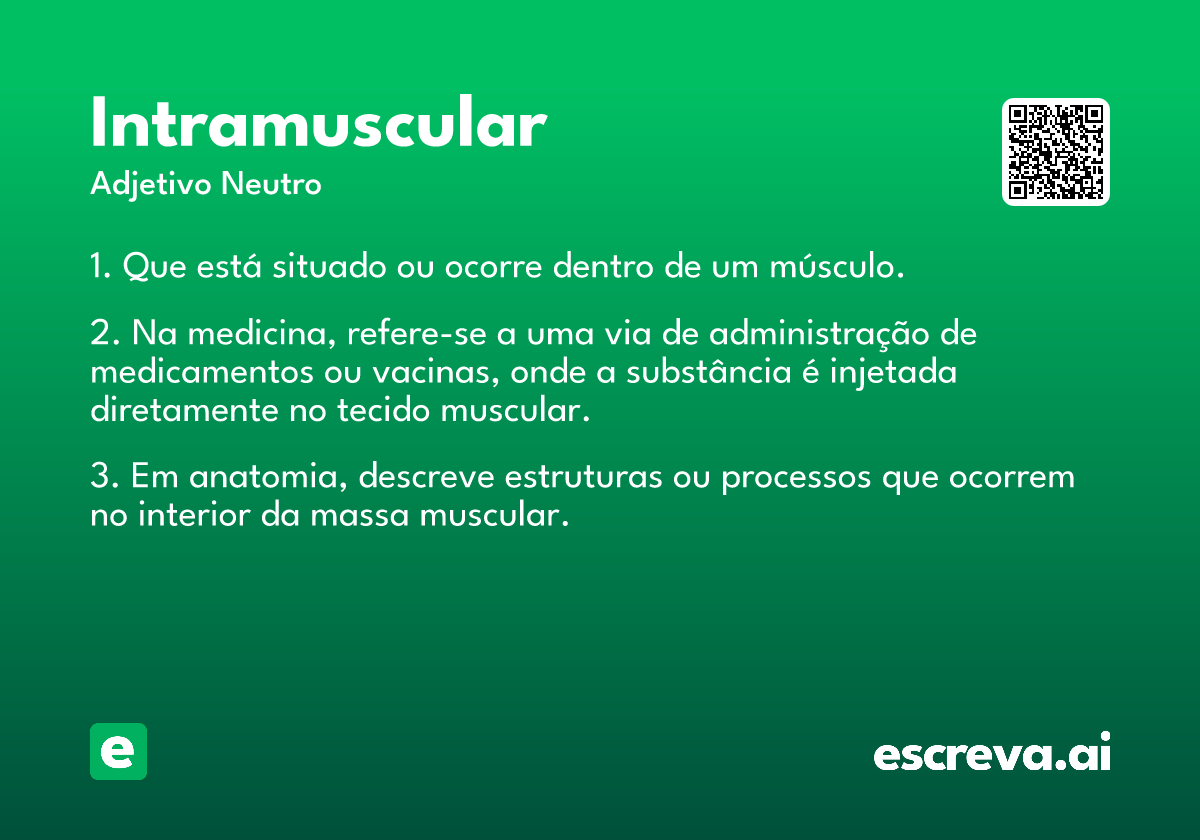 intramuscular