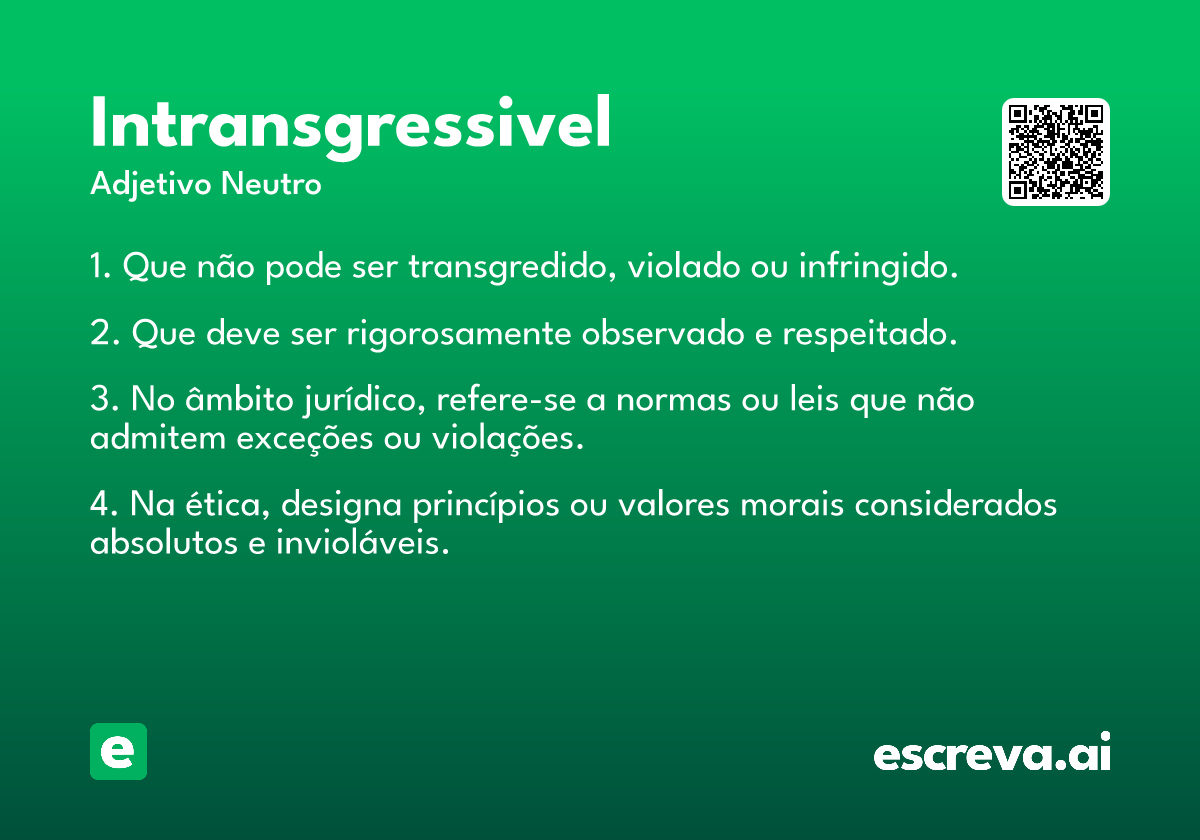 intransgressivel