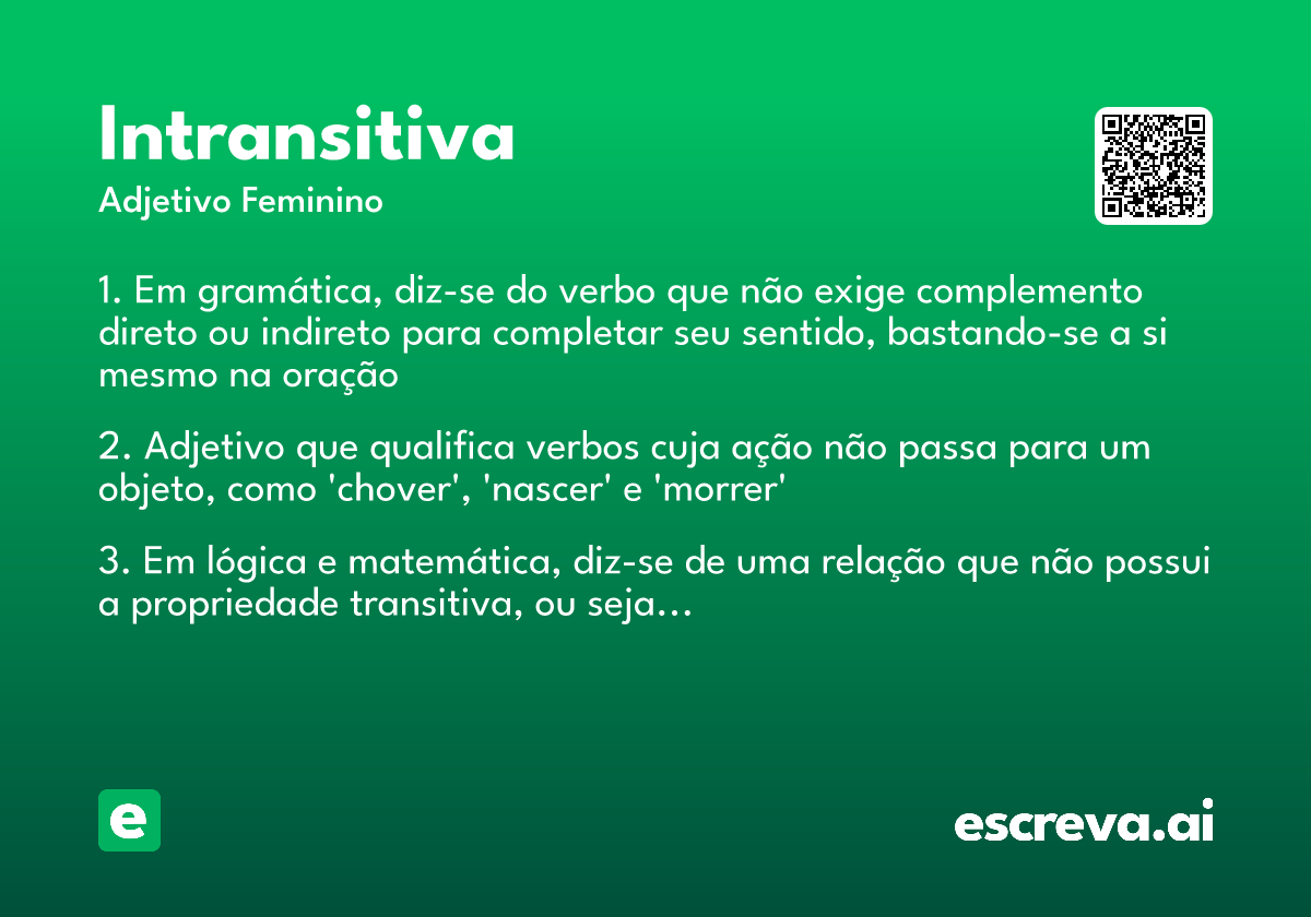 intransitiva