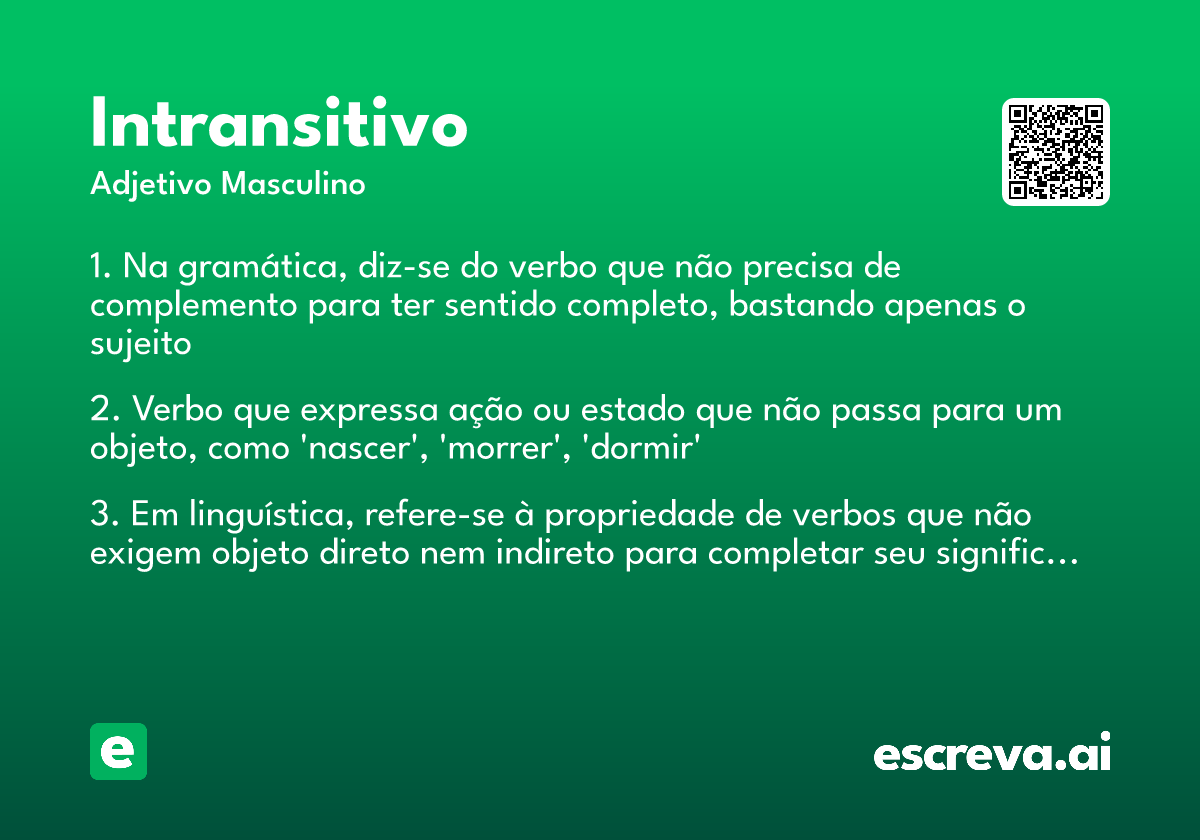 intransitivo