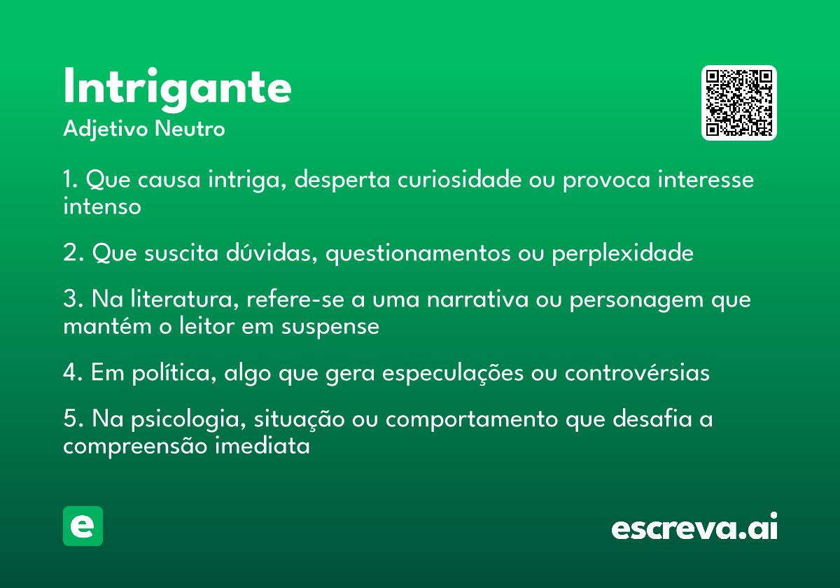 intrigante