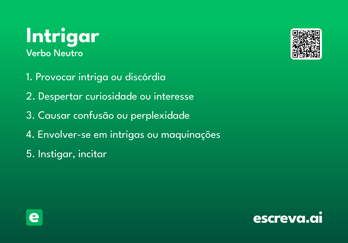intrigar