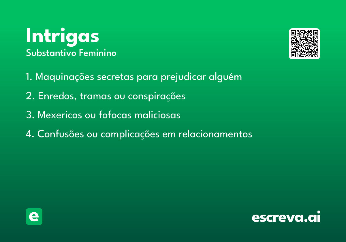 intrigas