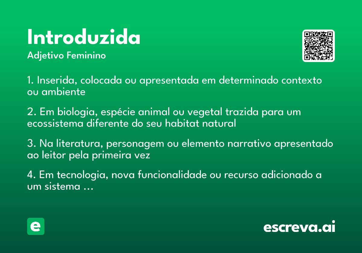 introduzida