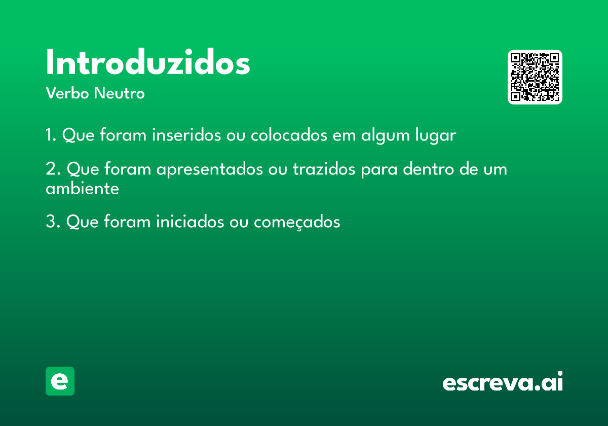 introduzidos